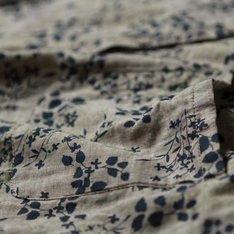 Women Casual Loose Long Sleeve Floral Printed Dress