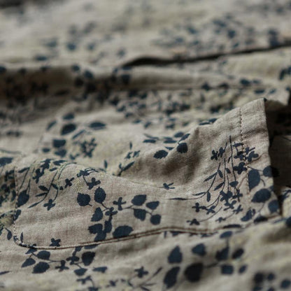 Women Casual Loose Long Sleeve Floral Printed Dress