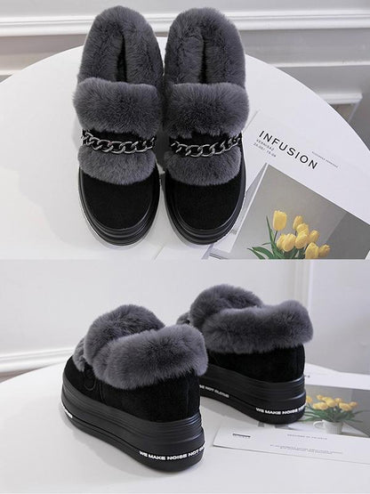 Artificial Fur Hight Warm Snow Boots