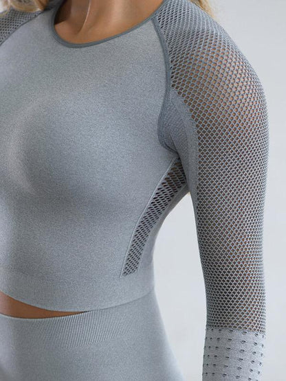 Long Sleeves Breathable Yoga&Gym Tee