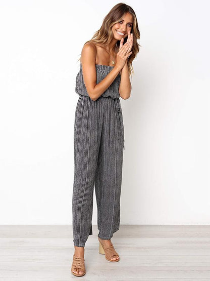Sexy Strapless Bandage Jumpsuits