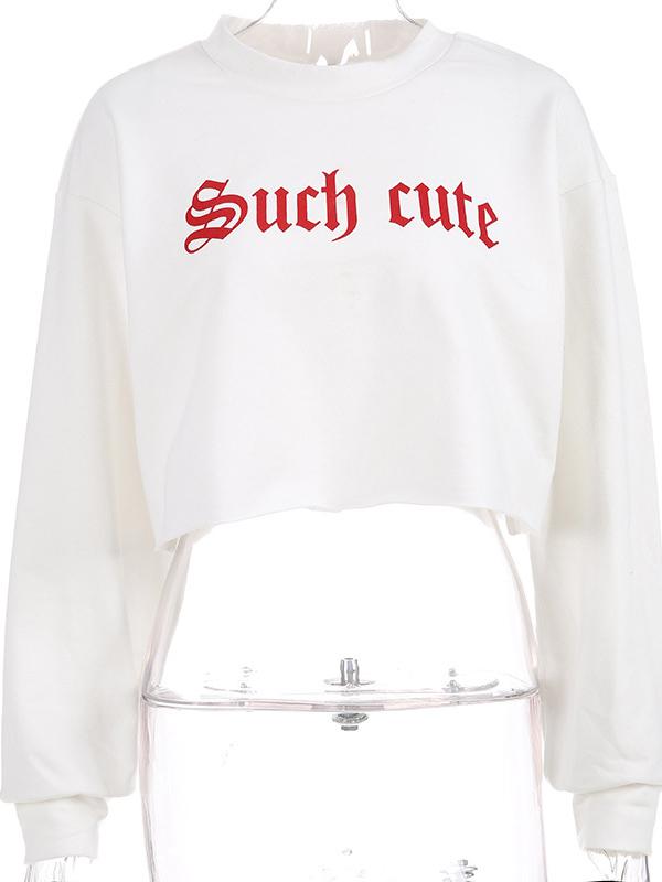 Fashion Street Casual Sweat Shirts