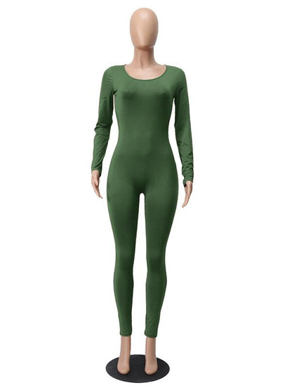 Soft Solid Yoga&Gym Jumpsuits