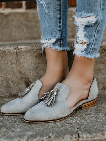 Original Design Daily Low-heel Shoes, Three Colors