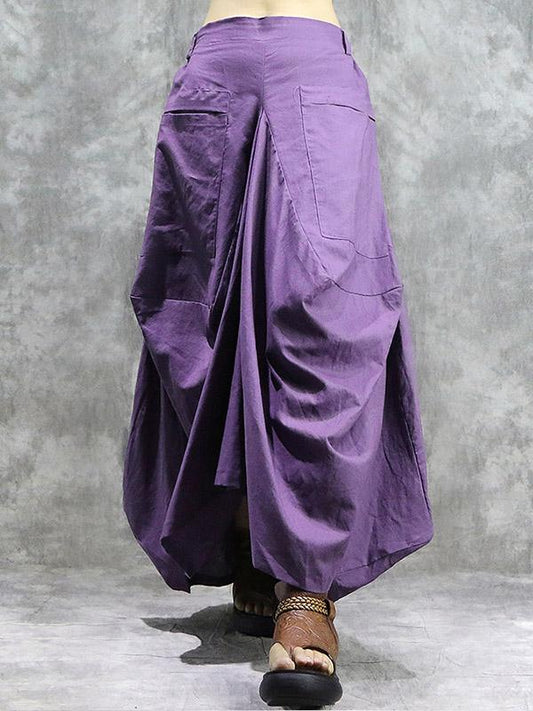 Casual Irregular Buds Skirt