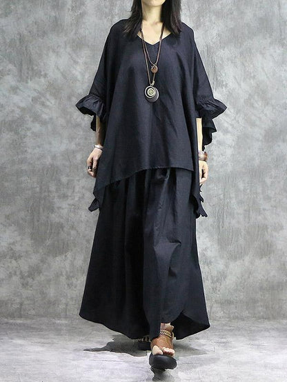 Oversize Batwing Sleeves Shirt
