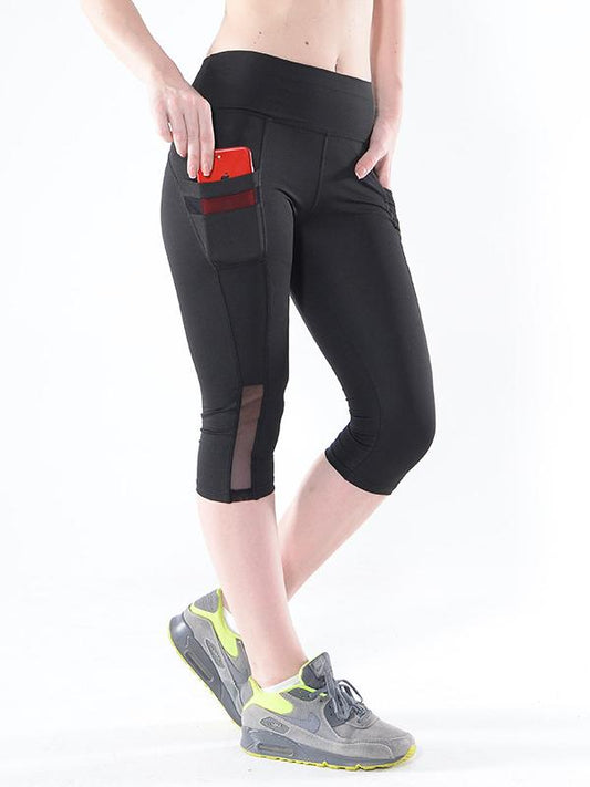 Skiny Mesh Wide Waistband Leggings