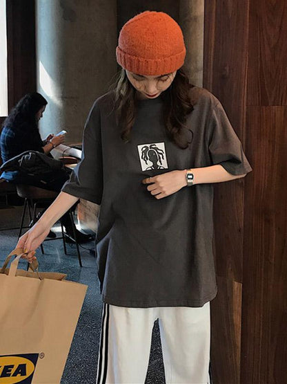 2019 New Loose Cool Chic Printed T-Shirt