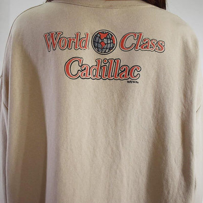Buykud Casual Loose Cartoon Letters Printed Blouse