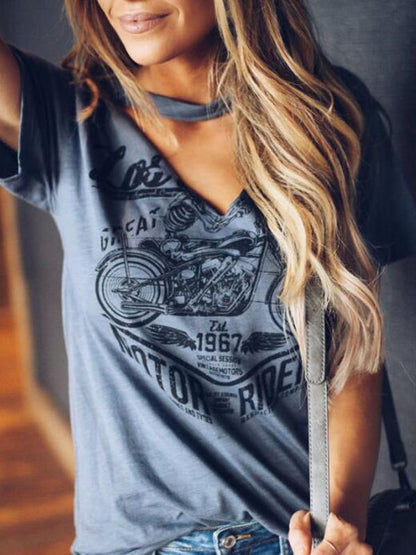 Printed Monogrammed Short Sleeve T-shirt