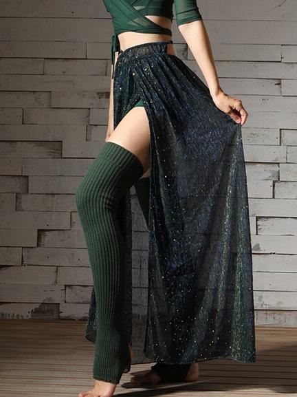 Solid Warm Leg Guard Stocking