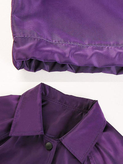 Fashion Leisure Polo Collar Bodycon Jacket
