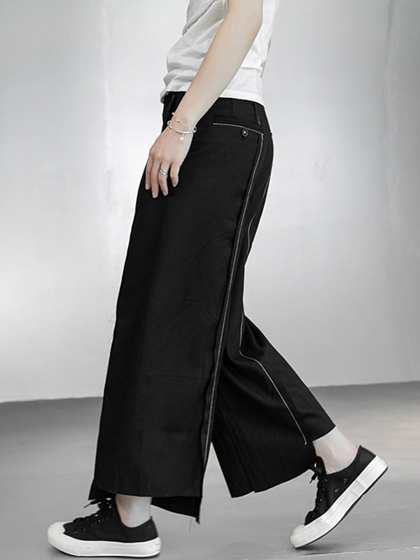 Stylish Asymmetric Loose Column Pants