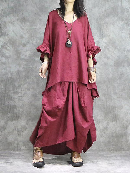 Oversize Batwing Sleeves Shirt