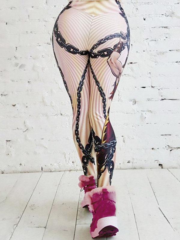 Fashion Printed Wrap Yoga Bottoms