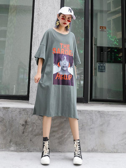 Loose Printed Comfortable Dress