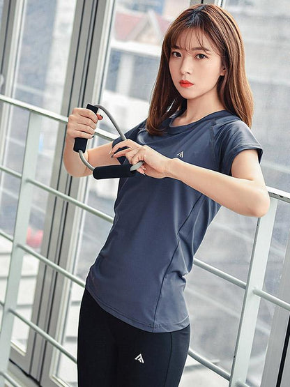 Solid Quick Dry Breathable Sports Tees
