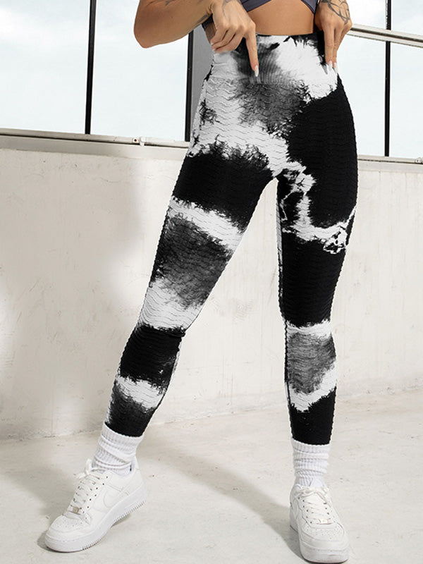 High-Waist Hip-Lifting Sports Fitness Leggings