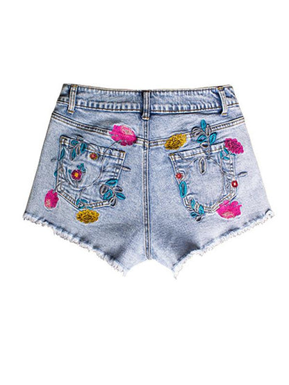 Bohemia Embroidered Short Bottoms
