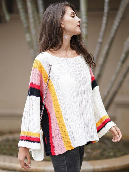 Knitting Split-joint Hollow Beach Cover-ups Swimwear
