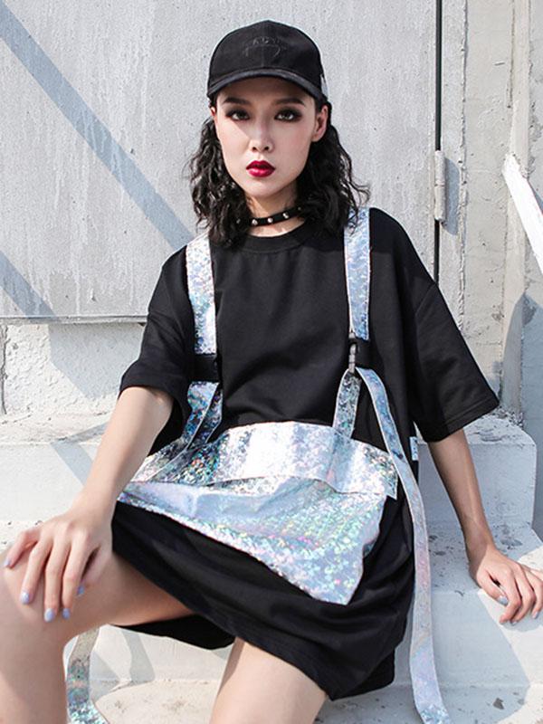 Summer Big Pocket T-Shirt Dress