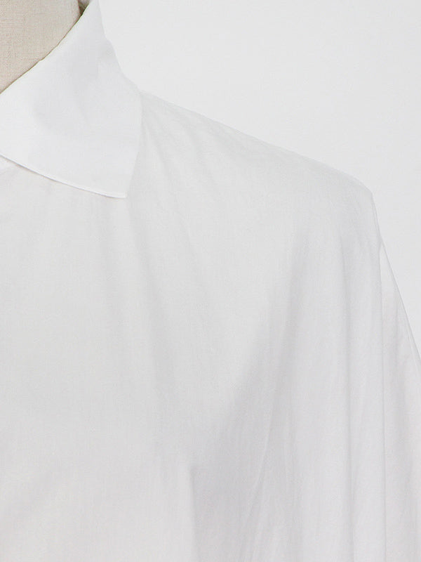 Casual Buttoned Solid Color Lapel Long Sleeves Loose Maxi Dress