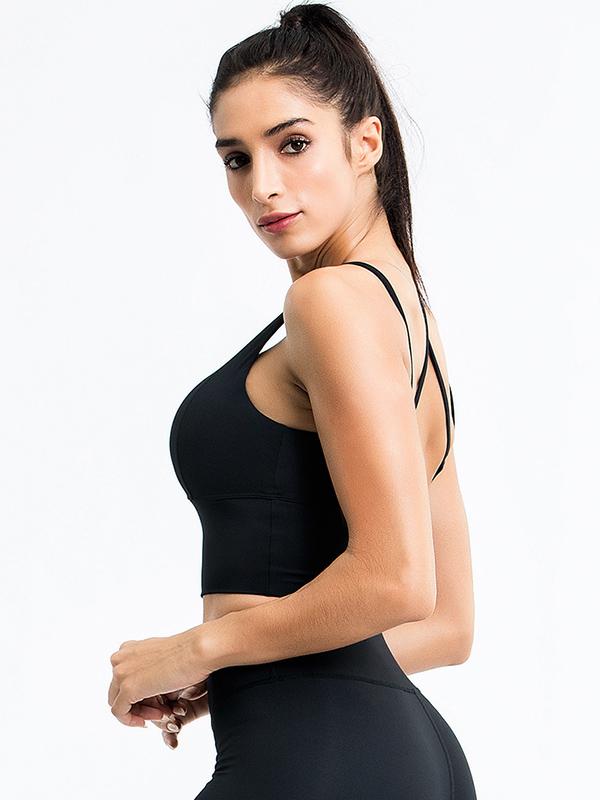 Fashion Sleeveless Quick Dry Contrast Color Sports Tank