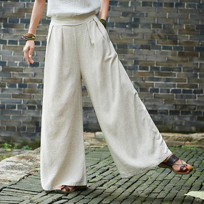 Casual Yoga Style Wide Leg Pants