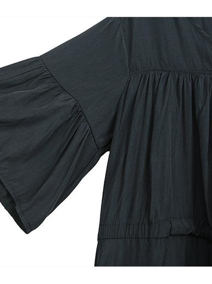 Super Loose A-line Big Hem Long Dress