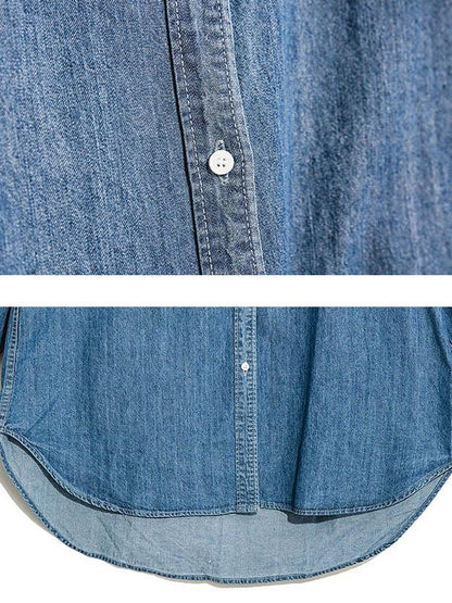 Loose Boyfriend Style Denim Outwear