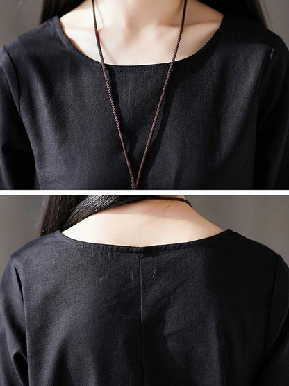 Solid Short Sleeves Shirt + Straight Leg Pants