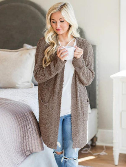 4 Colors Knitting Cardigan Tops