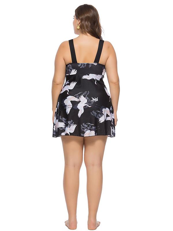 Printed Plus Size Tankinis Swimwear