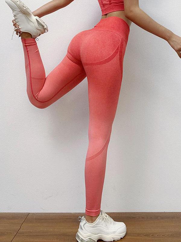 Sexy Gradient Wrap Yoga Leggings