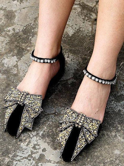 DIY Bow-embellished Shoes Decoration