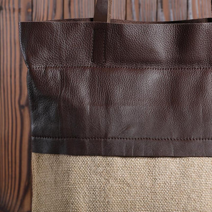 Casual Spliced Tote Women Shoulder Bag