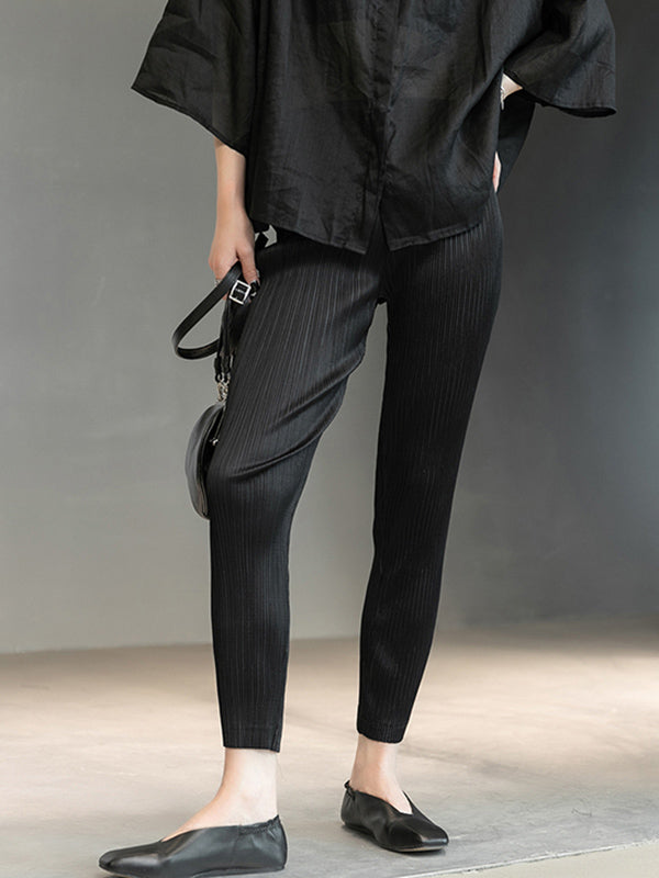 Casual Solid Color Leggings&Capri-Pants