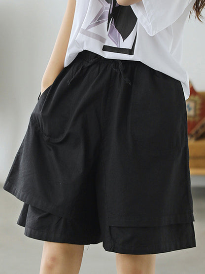 Original Irregularity Wide Leg Shorts
