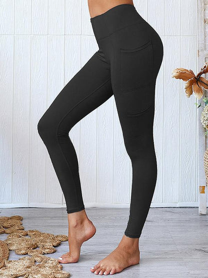 Solid Empire With Packets Leggings