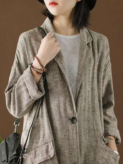 Retro Linen Outwear
