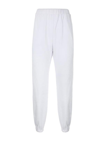Simple Solid Color Athletic Pants