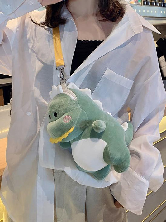 Cotton Pretty Little Dinosaur Plush Bag