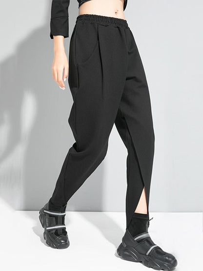 Original Solid Irregularity Harem Pants