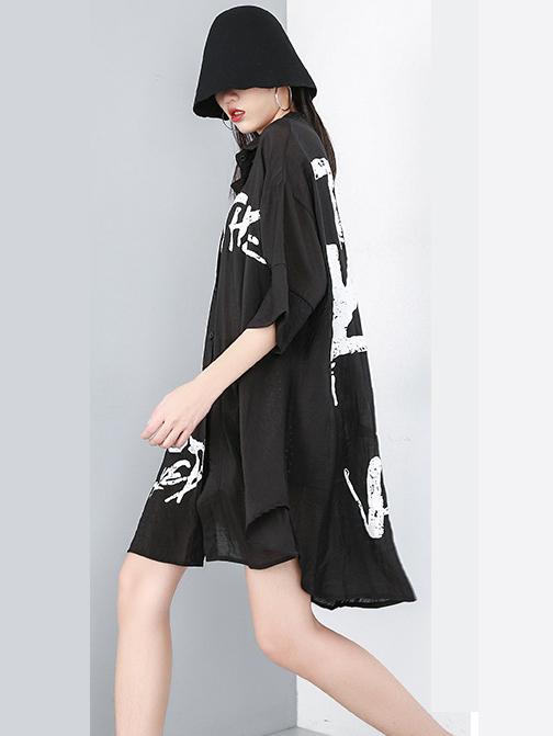 Loose Irregular Light Sun-proof Tops