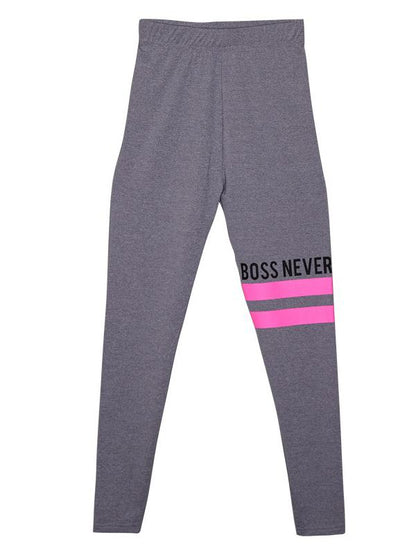 Fashion Contrast Color Printed Wrap Leggings