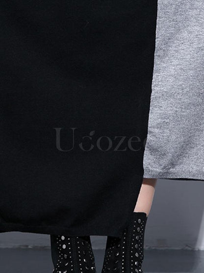 Loose Split-joint Long Dress