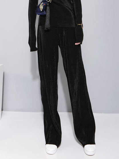 Retro Loose Wide-leg Pants