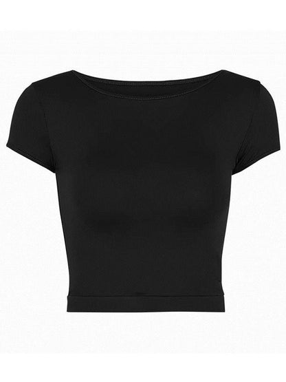 Short Sleeve Solid Wrap Tees