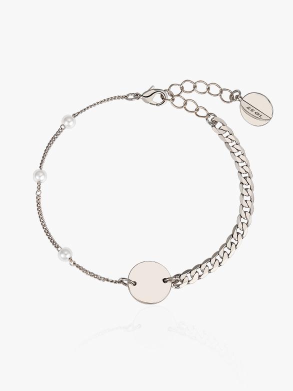 Retro Imitation Pearl Pendant Bracelet