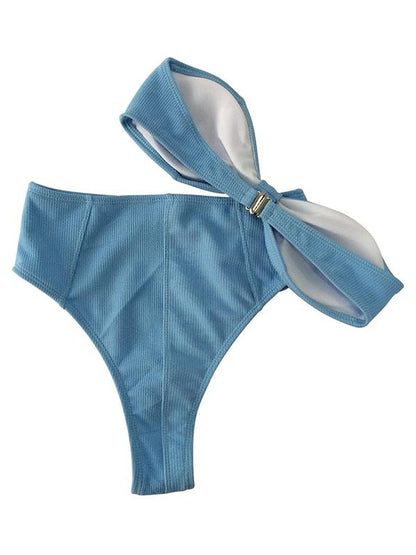 Wrapped High Waist Bikinis Swimwear